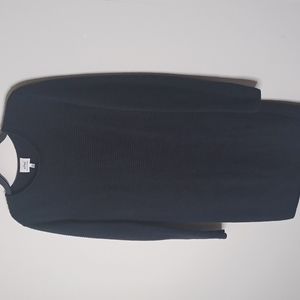 Wilfred Aritzia Silk & Cashmere Black Ribbed Top - XXS - Luxury Blend